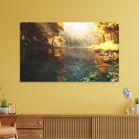 Sierra (Herfst) Canvas Afdruk (Insitu (Woonkamer))