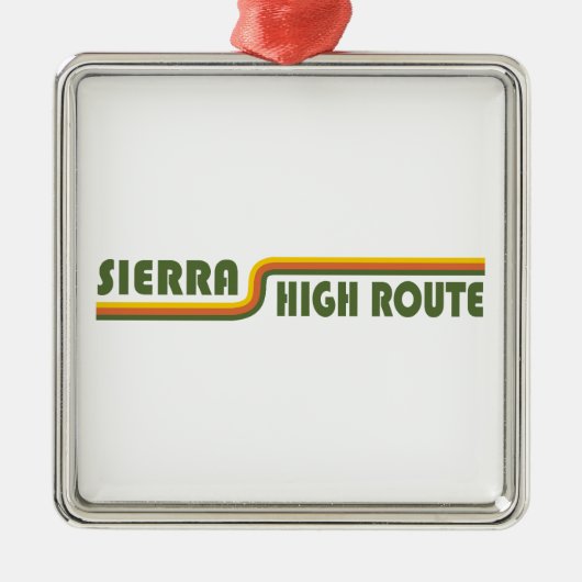 Sierra High Route, Californië Metalen Ornament (Voorkant)