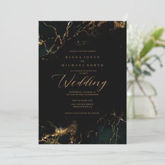 Sierra Jack ID644 gr/blk Uitnodiging (Staand voorkant)