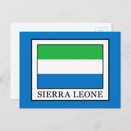 Sierra Leone Briefkaart (Voorkant / Achterkant)