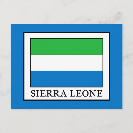 Sierra Leone Briefkaart (Voorkant)
