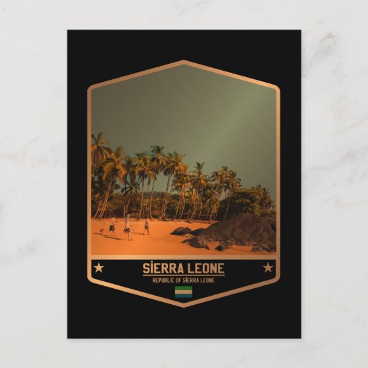 Sierra Leone Briefkaart (Voorkant)