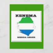 Sierra Leone, Briefkaart van de Kaart (Kenema) (Voorkant)