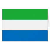 Sierra Leone Flag (Voorkant Horizontaal)