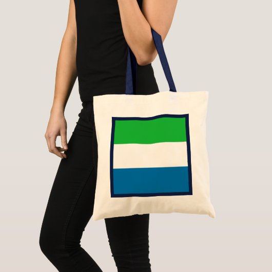 Sierra Leone Flag Bag Tote Bag (Voorkant (product))