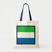 Sierra Leone Flag Bag Tote Bag (Voorkant)