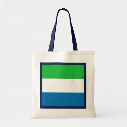 Sierra Leone Flag Bag Tote Bag (Voorkant)