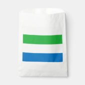 Sierra Leone Flag Bedankzakje (Voorkant)