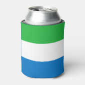 Sierra Leone Flag Blikjeskoeler (Blikje Voorkant)