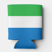 Sierra Leone Flag Blikjeskoeler (Achterkant)