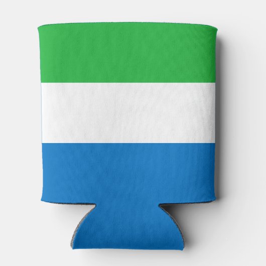 Sierra Leone Flag Blikjeskoeler (Achterkant)