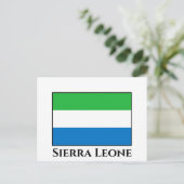 Sierra Leone Flag Briefkaart (Staand voorkant)