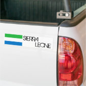 Sierra Leone Flag Bumpersticker (Op Truck)
