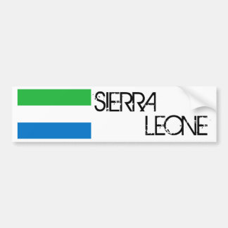 Sierra Leone Flag Bumpersticker