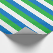 Sierra Leone Flag Cadeaupapier (Hoek)
