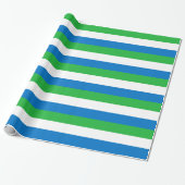 Sierra Leone Flag Cadeaupapier (Uitgerold)