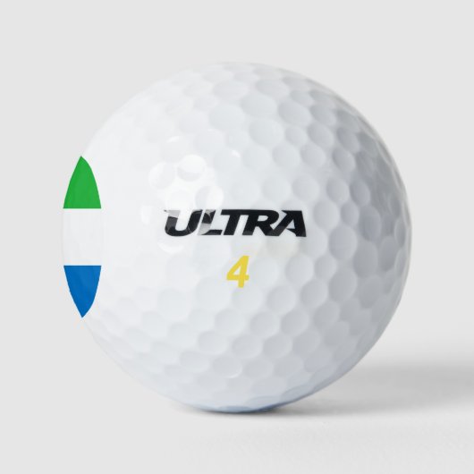 Sierra Leone Flag Golfballen (Logo)
