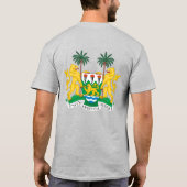 Sierra Leone Flag Independence Celebration T-shirt (Achterkant)