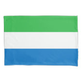 Sierra Leone Flag Kussensloop (Voorkant)