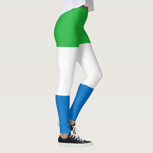 Sierra Leone Flag Leggings (Rechts)