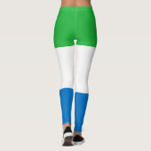Sierra Leone Flag Leggings (Achterkant)