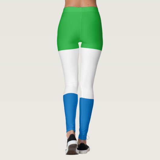 Sierra Leone Flag Leggings (Achterkant)
