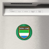Sierra Leone Flag Magneet (Insitu (Vaatwasser))