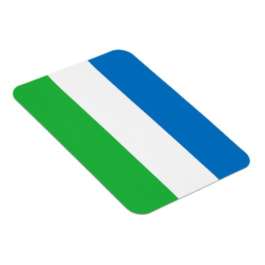 Sierra Leone Flag Magneet (Rechterzijde)