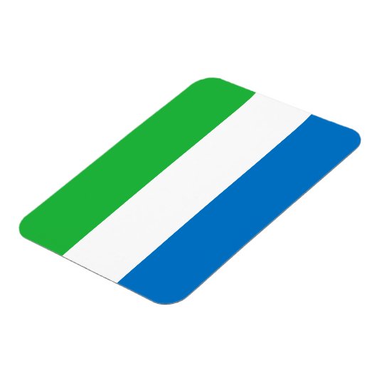 Sierra Leone Flag Magneet (Linkerzijde)