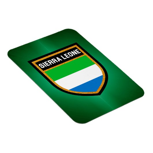 Sierra Leone Flag Magneet (Rechterzijde)