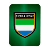 Sierra Leone Flag Magneet (Verticaal)