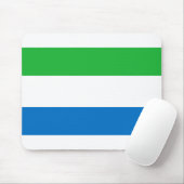 Sierra Leone Flag Muismat (Met muis)