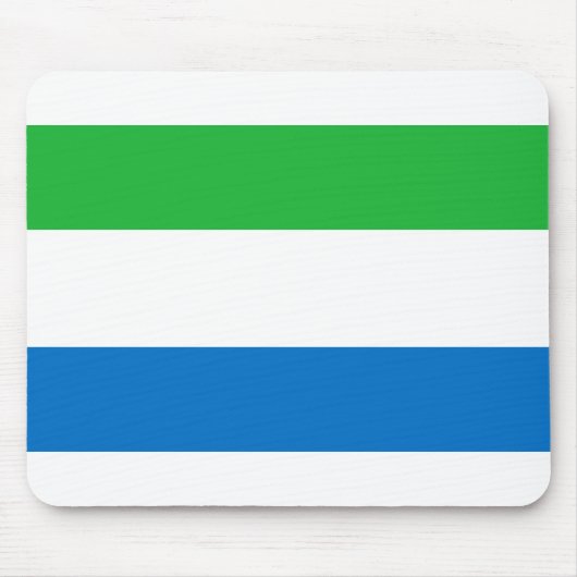 Sierra Leone Flag Muismat (Voorkant)
