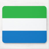 Sierra Leone Flag Muismat (Voorkant)