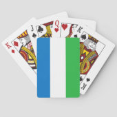 Sierra Leone Flag Pokerkaarten (Achterkant)