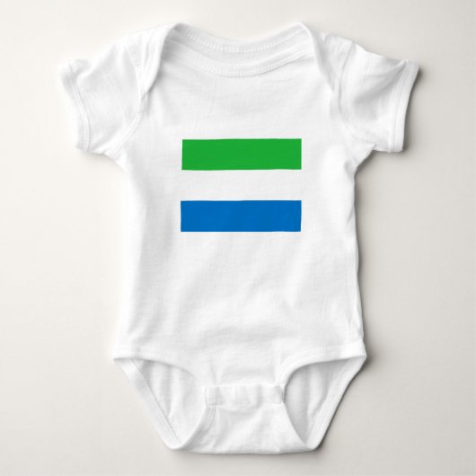 Sierra Leone Flag Romper (Voorkant)