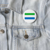 Sierra Leone Flag Ronde Button 5,7 Cm (In situ)