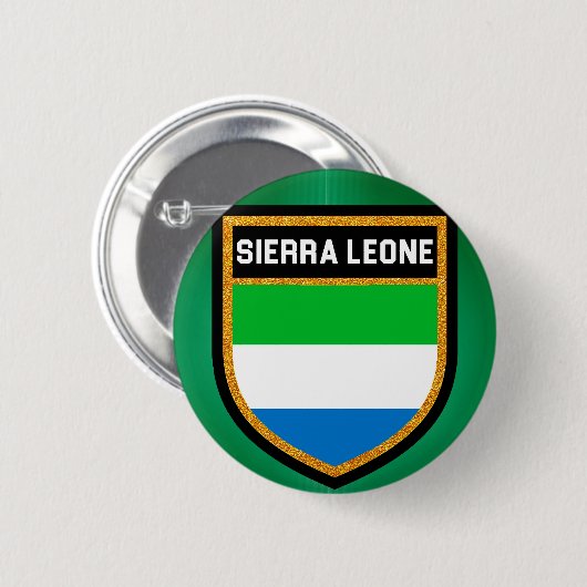 Sierra Leone Flag Ronde Button 5,7 Cm (Voorkant /achterkant)