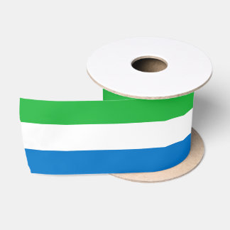 Sierra Leone Flag Satijnen Lint