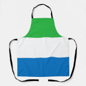 Sierra Leone Flag Schort (Voorkant)