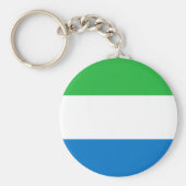 Sierra Leone Flag Sleutelhanger (Voorkant)