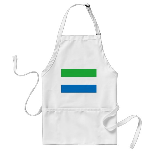 Sierra Leone Flag Standaard Schort (Voorkant)