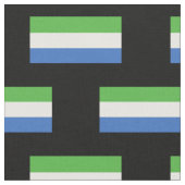 Sierra Leone Flag Stof (Close Up)
