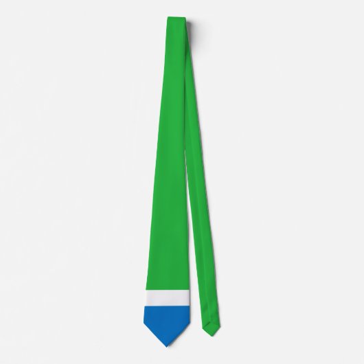 Sierra Leone Flag Stropdas (Voorkant)