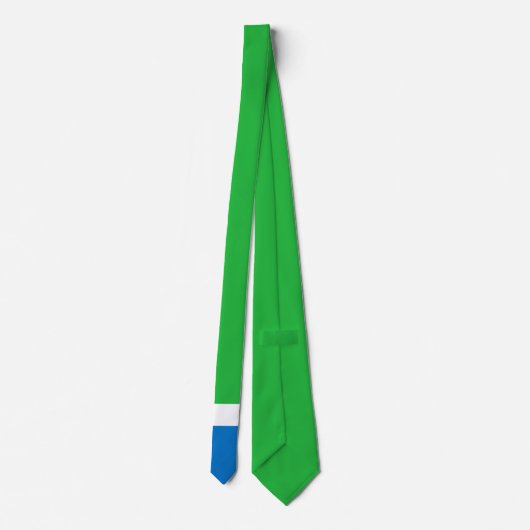 Sierra Leone Flag Stropdas (Achterkant)