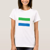 Sierra Leone Flag T-shirt (Voorkant)