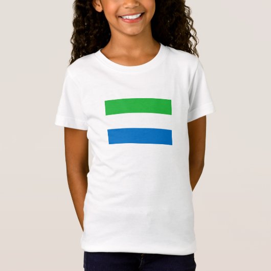 Sierra Leone Flag T-shirt (Voorkant)