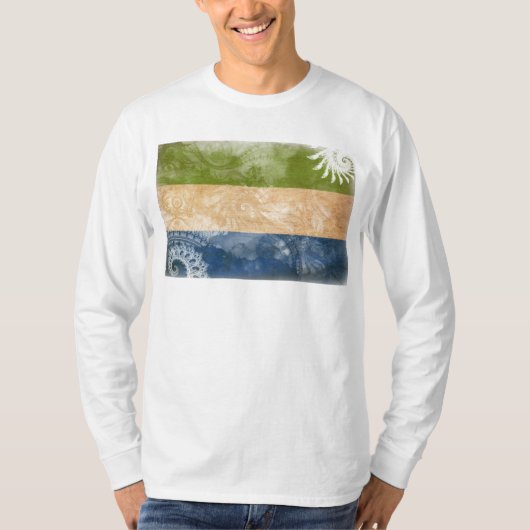Sierra Leone Flag T-shirt (Voorkant)