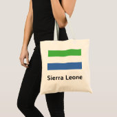 Sierra Leone Flag Tote Bag (Voorkant (product))