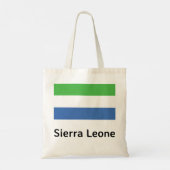 Sierra Leone Flag Tote Bag (Achterkant)